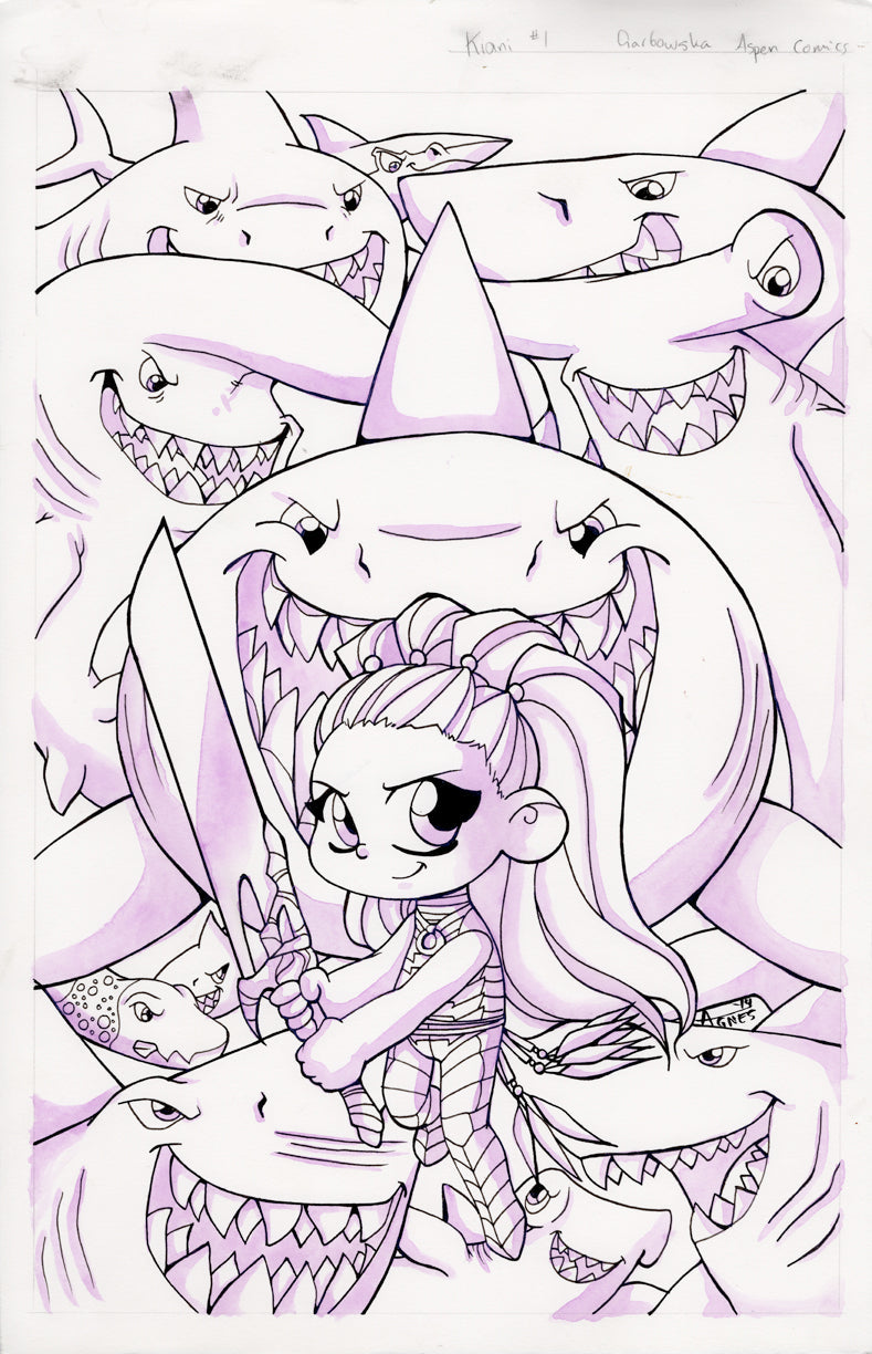 Original Art: Fathom Kiani Vol 4 #1 Cover