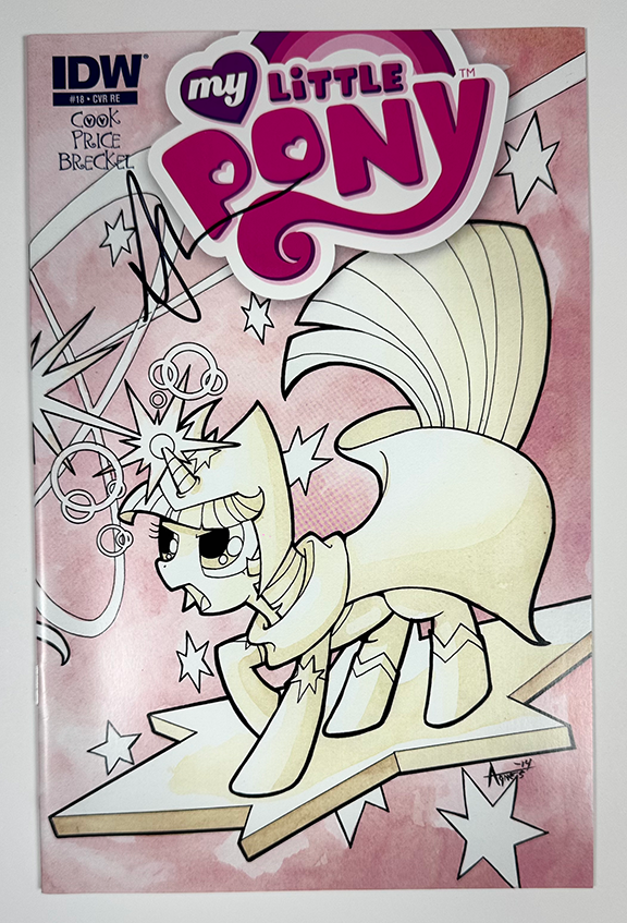 Larry's Comics My Little Pony: Friendship is Magic #18. Wrap around CVR RE
