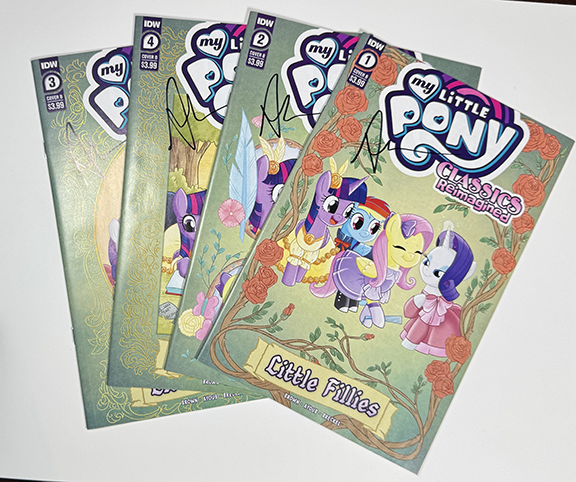 My Little Pony: Classics Reimagined Set #1-4. Cover B