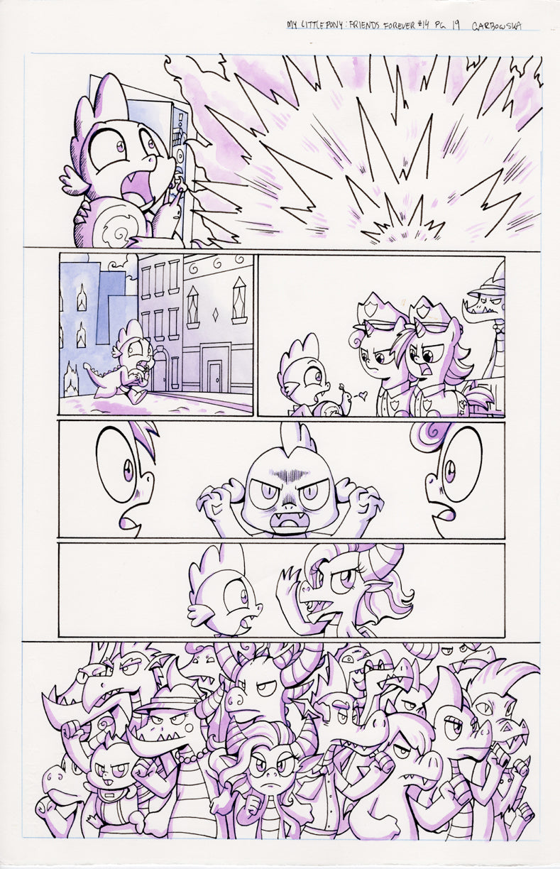 Original Art: MLP Friends Forever #14 Pg 19