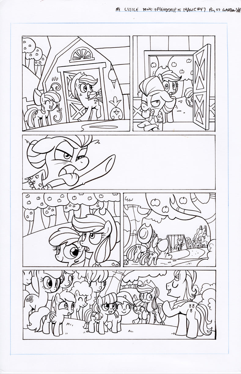 Original Art: MLP Friendship is Magic #47 Pg 07