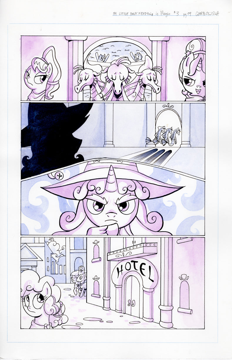 Original Art: MLP Friendship is Magic #3 Pg 9