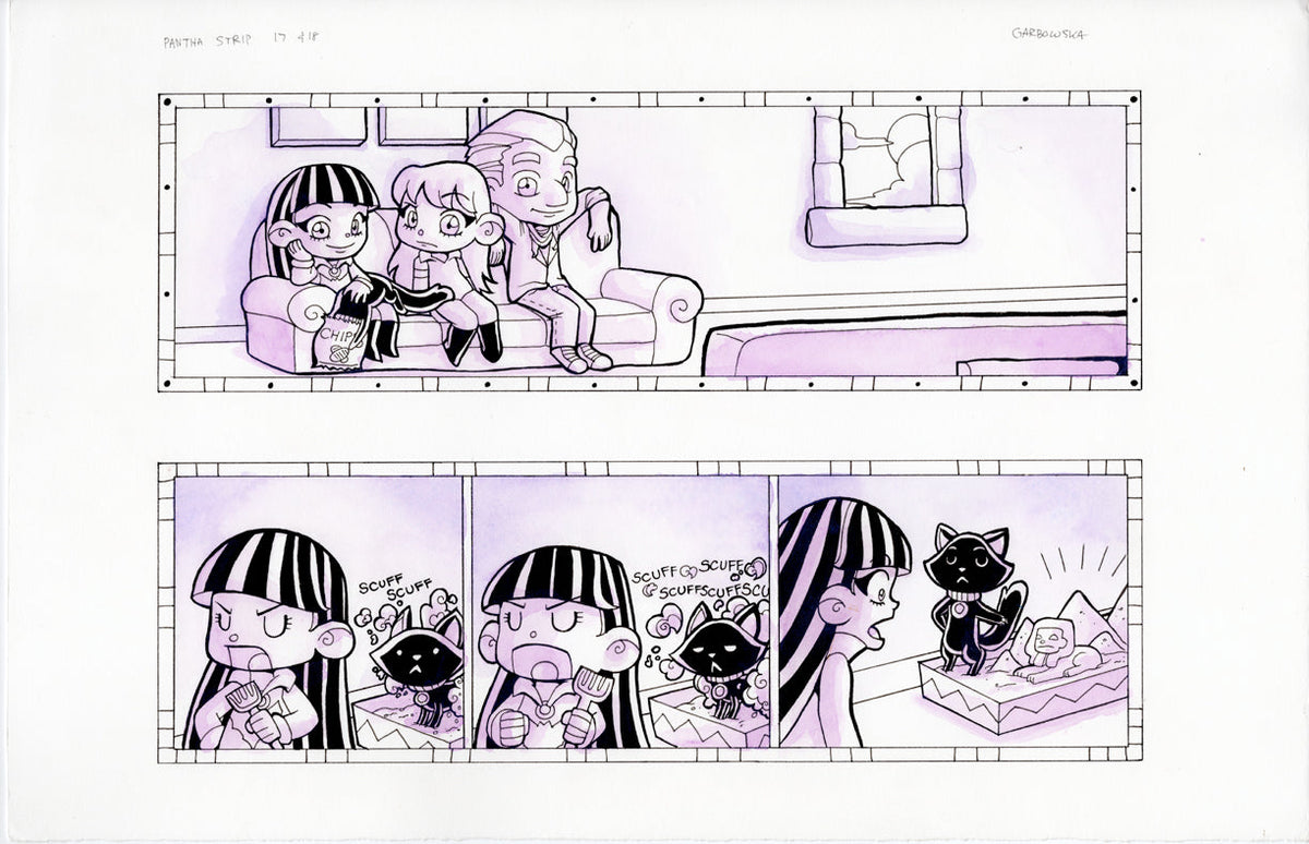 Original Art: Vampirella Pantha Strip (Pg 17-18)