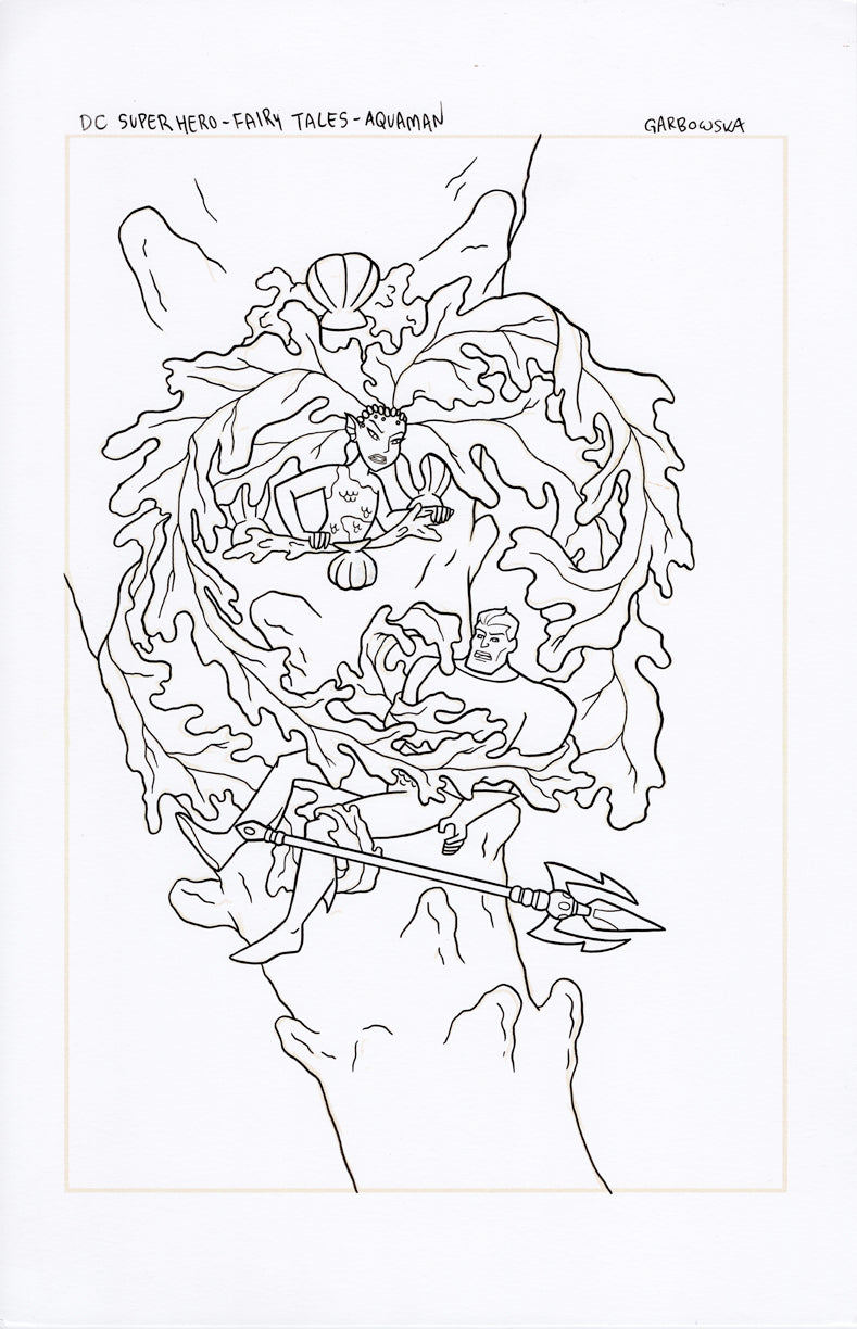 Original Art: DC Fairy Tales - Aquaman
