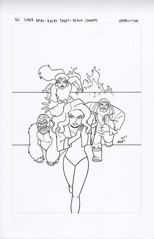 Original Art: DC Fairy Tales - Black Canary