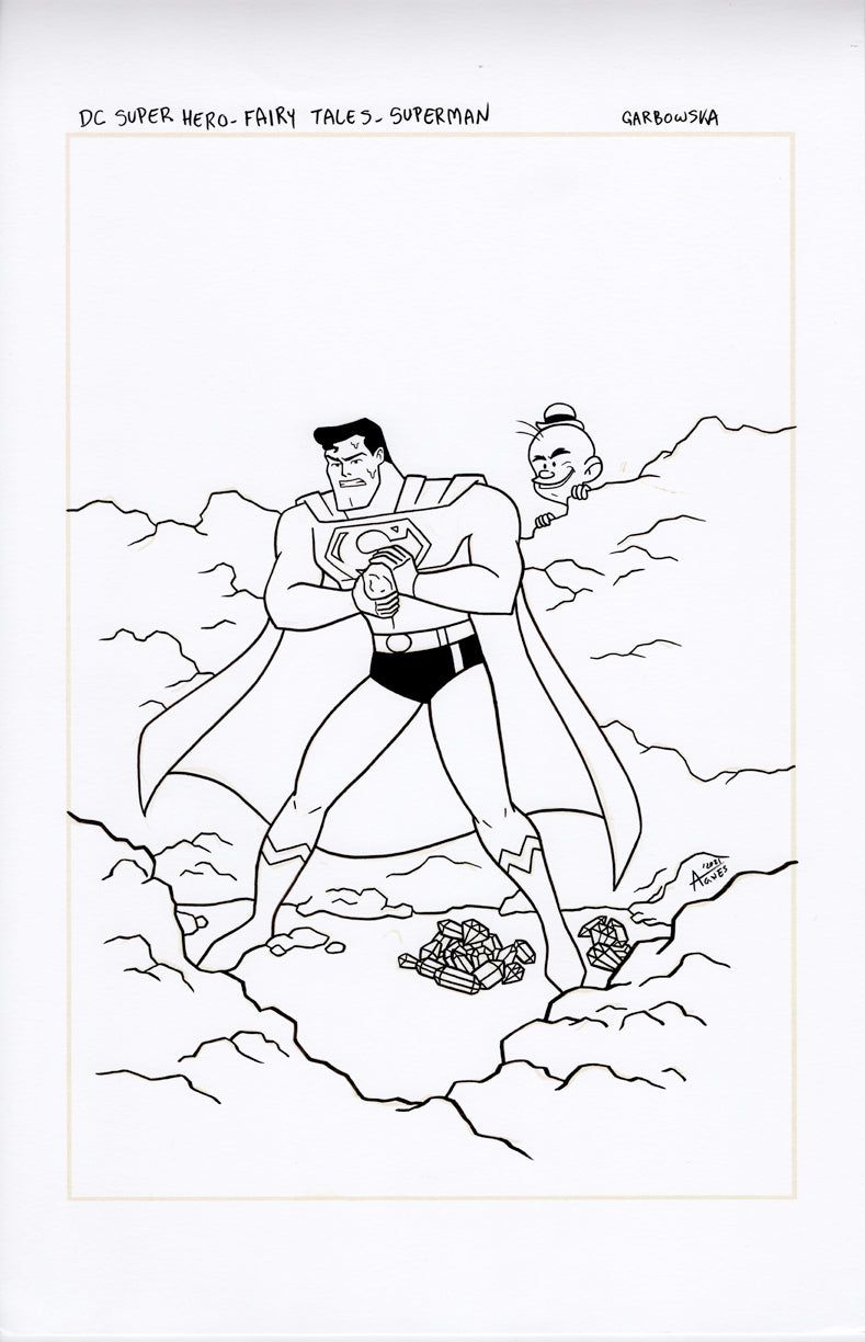 Original Art: DC Fairy Tales - Superman