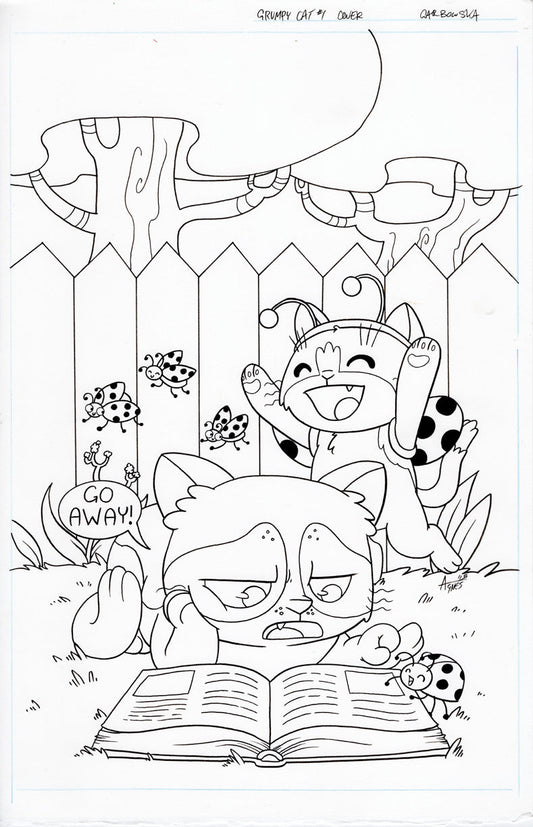 Original Art: Grumpy Cat #1 Cover