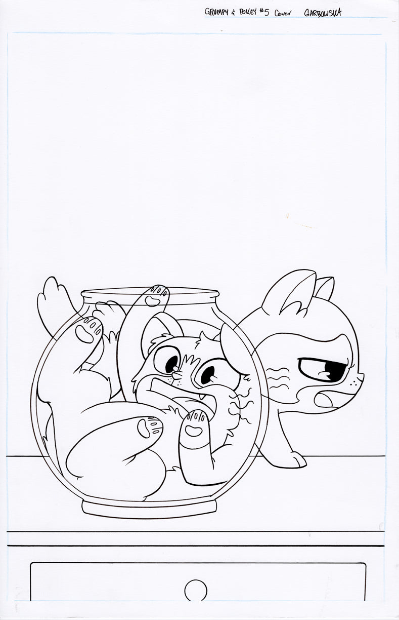 Original Art: Grumpy & Pokey #5 Cover