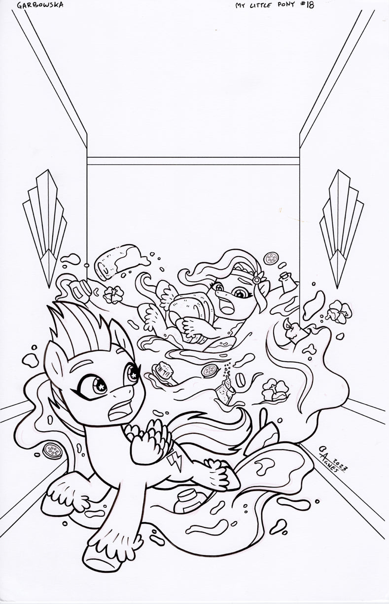 Original Art: My Little Pony #18 Cover