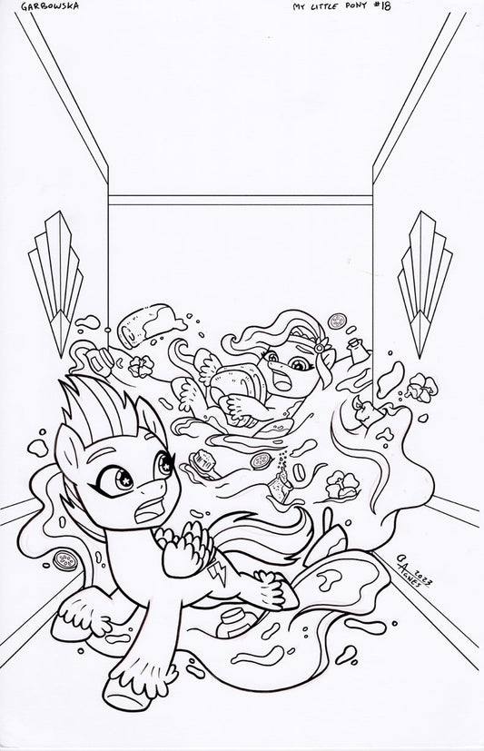 Original Art: My Little Pony #18 Cover