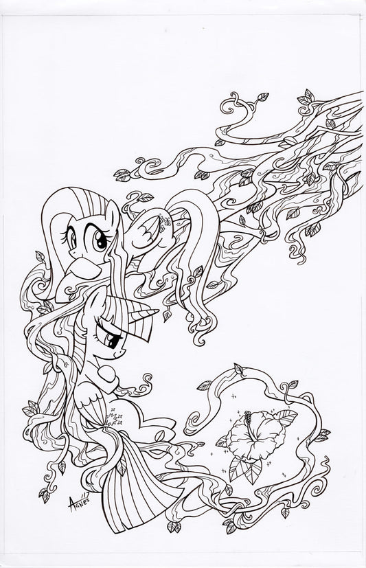 Original Art: MLP Friendship is Magic #58 Cover