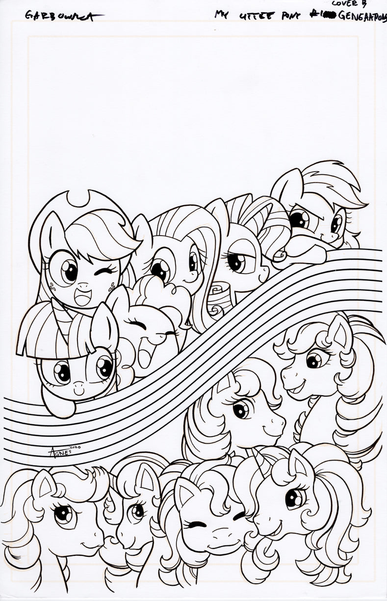 Original Art: My Little Pony Generations #1 Cover