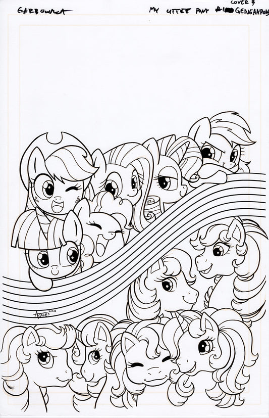 Original Art: My Little Pony Generations #1 Cover