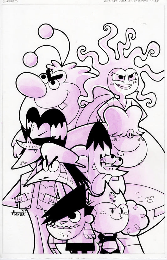 Original Art: Powerpuff Girls #3 Exclusive Cover