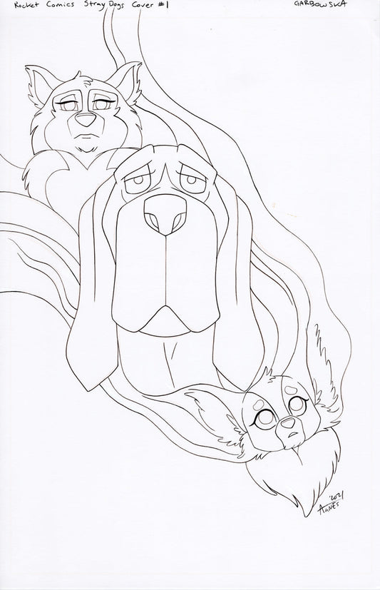Original Art: Stray Dogs #1 Cover (Rocket Comics)