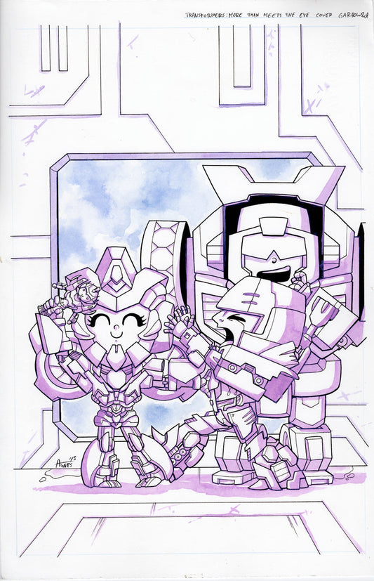 Original Art: Transformers MTMTE Cover