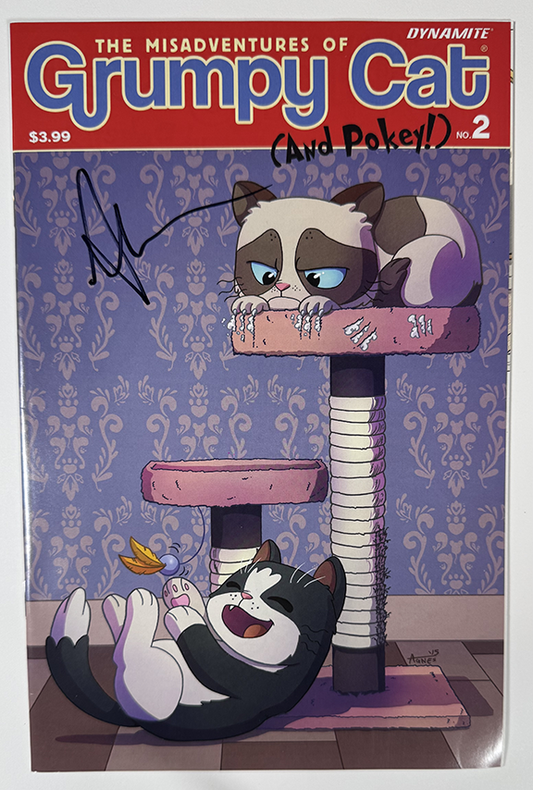 Grumpy Cat and Pokey! #2. Cover B.