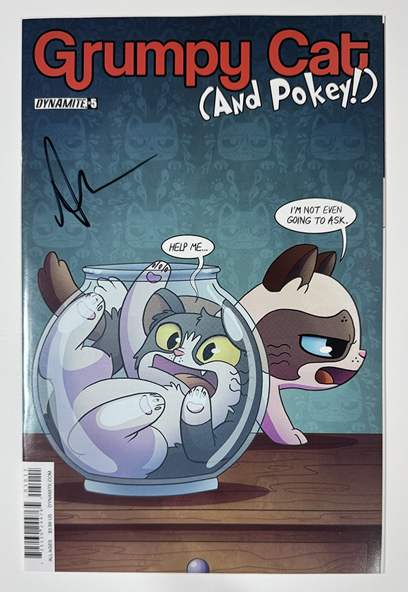 Grumpy Cat and Pokey! #5. Cover A.