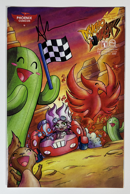 Phoenix Comicon Exclusive Cover Psycho Bonkers #1