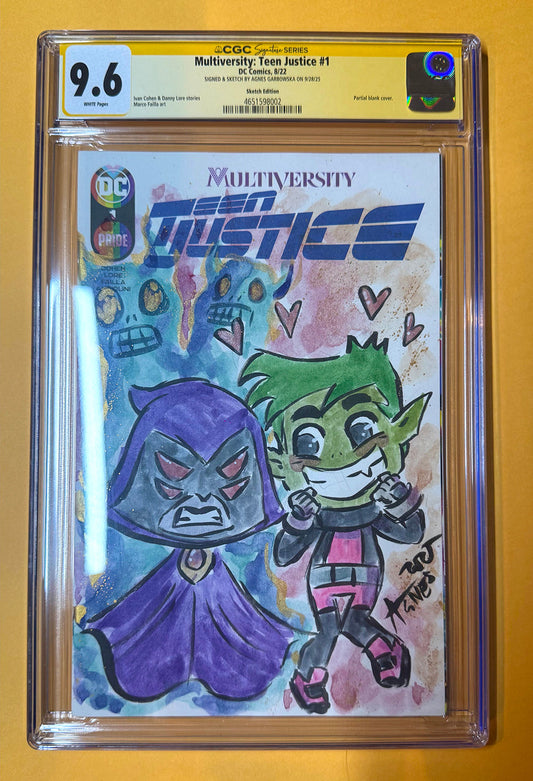 CGC Grade 9.6 Raven and Beast Boy