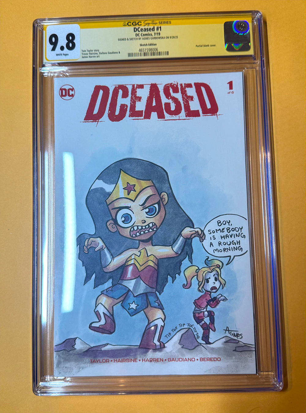 CGC Grade 9.8 Wonder Woman Zombie