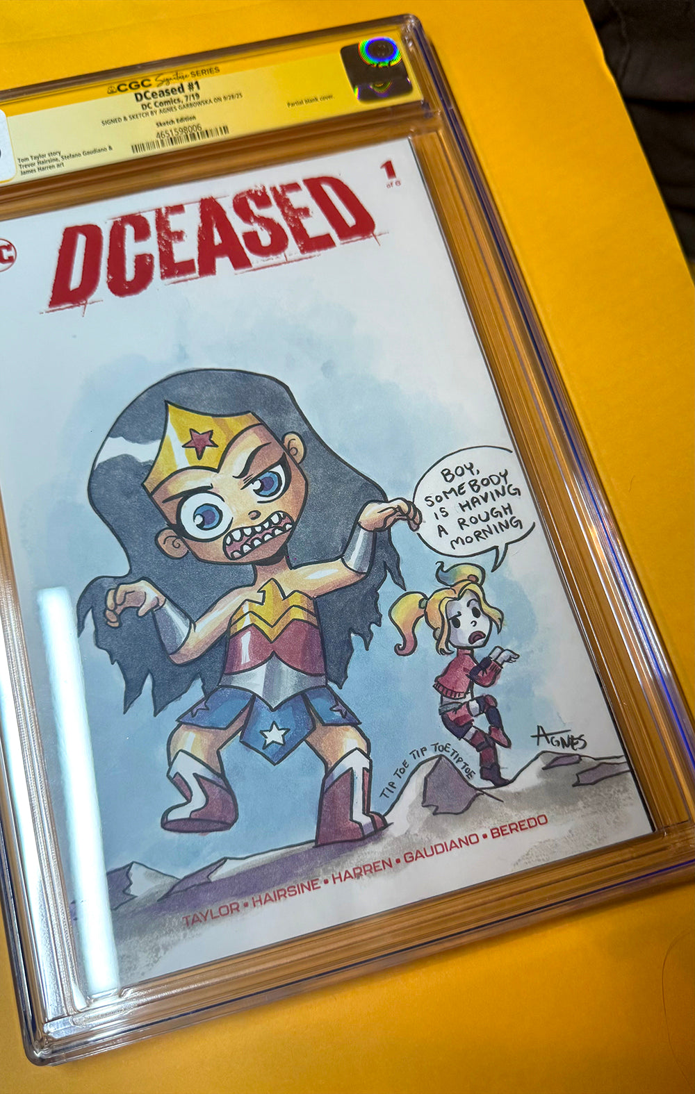CGC Grade 9.8 Wonder Woman Zombie