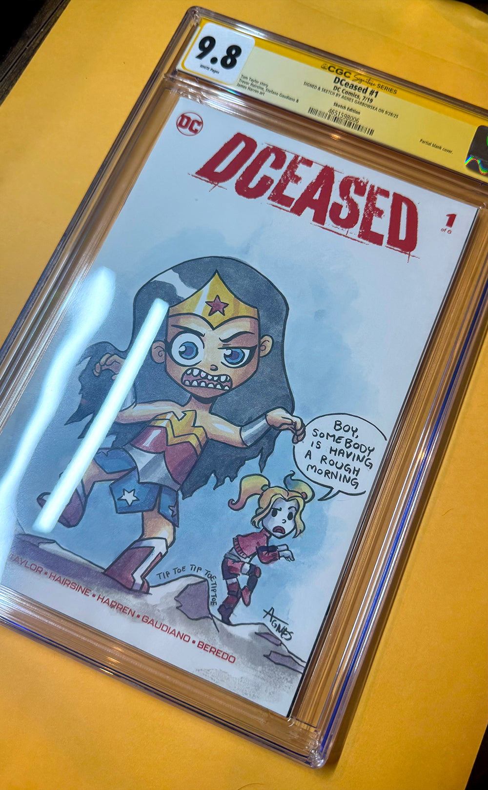 CGC Grade 9.8 Wonder Woman Zombie