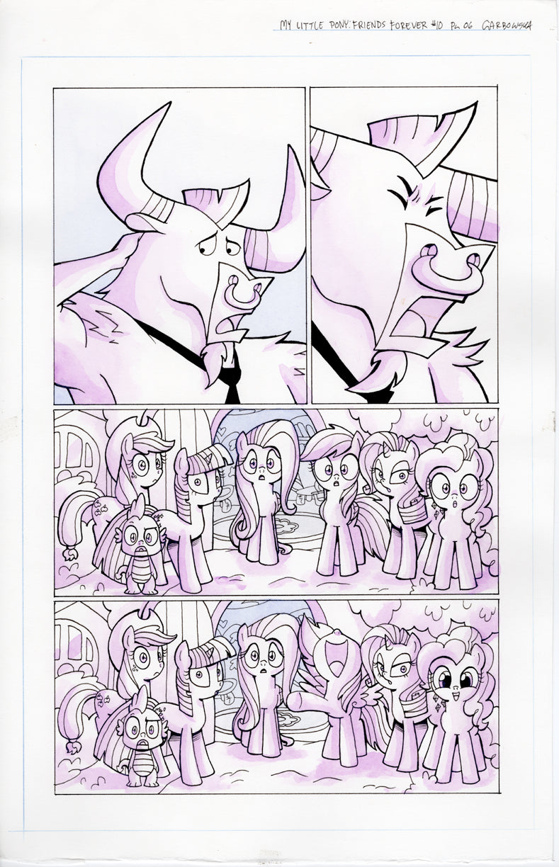 Original Art: MLP Friends Forever #10 Pg 6