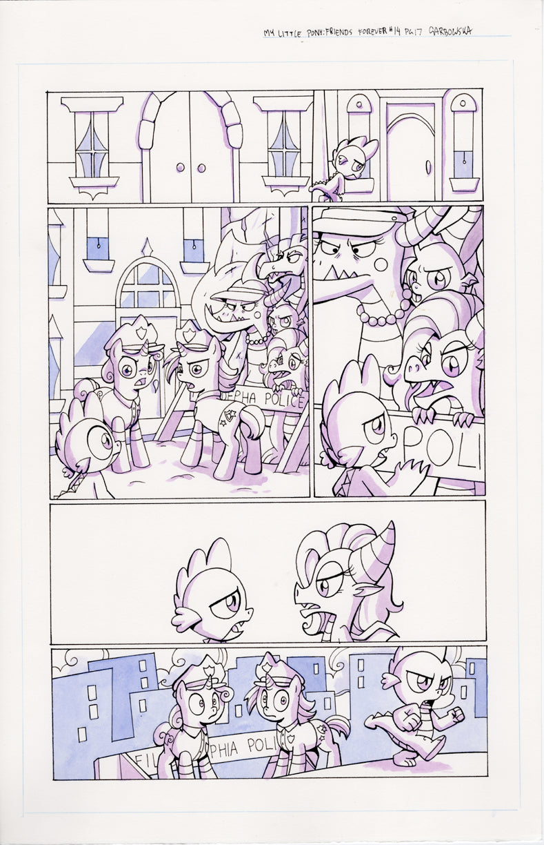 Original Art: MLP Friends Forever #14 Pg 17