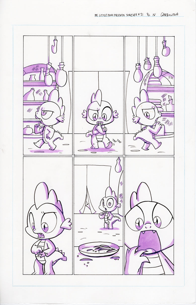 Original Art: MLP Friends Forever #21 Pg 18