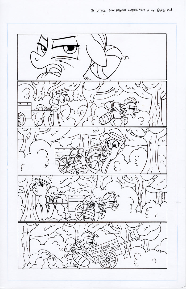 Original Art: MLP Friends Forever #27 Pg 9