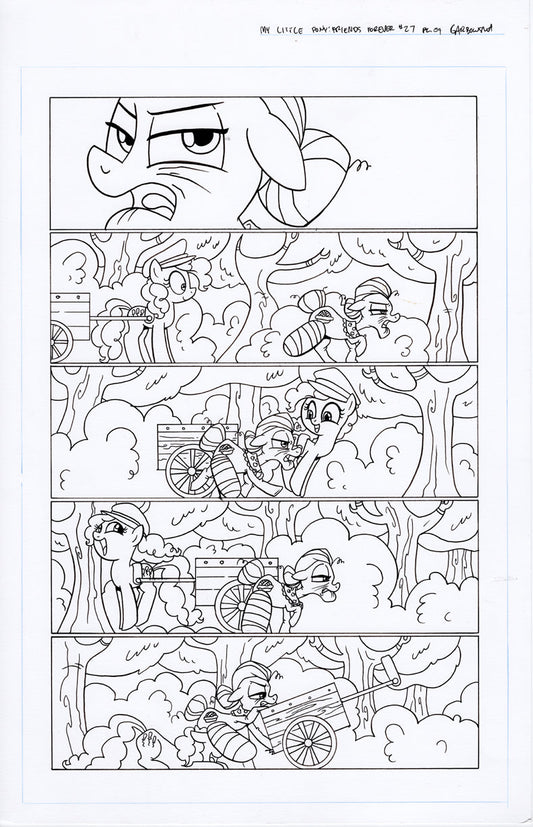 Original Art: MLP Friends Forever #27 Pg 9