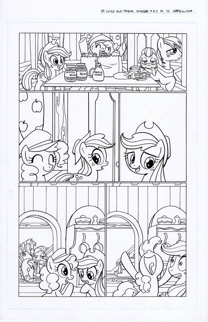 Original Art: MLP Friends Forever #27 Pg 12