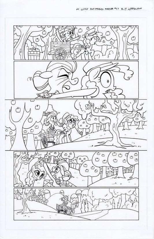 Original Art: MLP Friends Forever #27 Pg 14