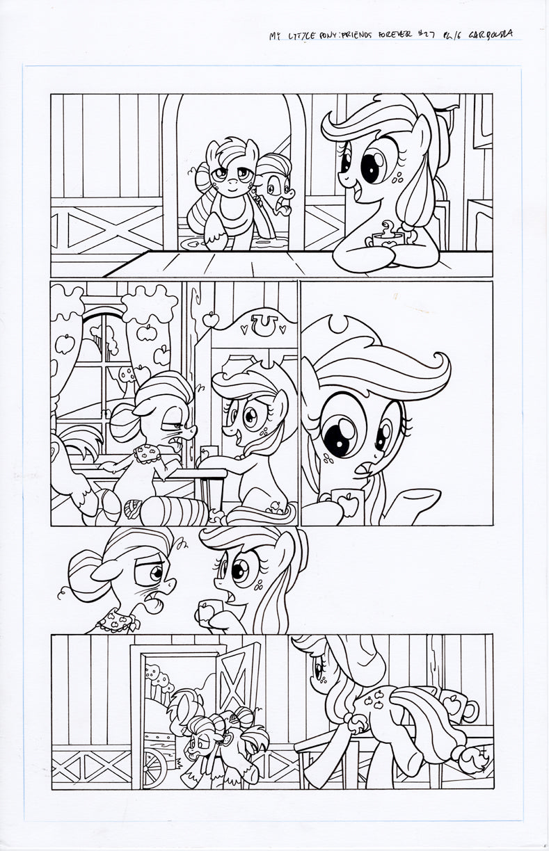 Original Art: MLP Friends Forever #27 Pg 16
