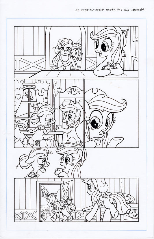 Original Art: MLP Friends Forever #27 Pg 16