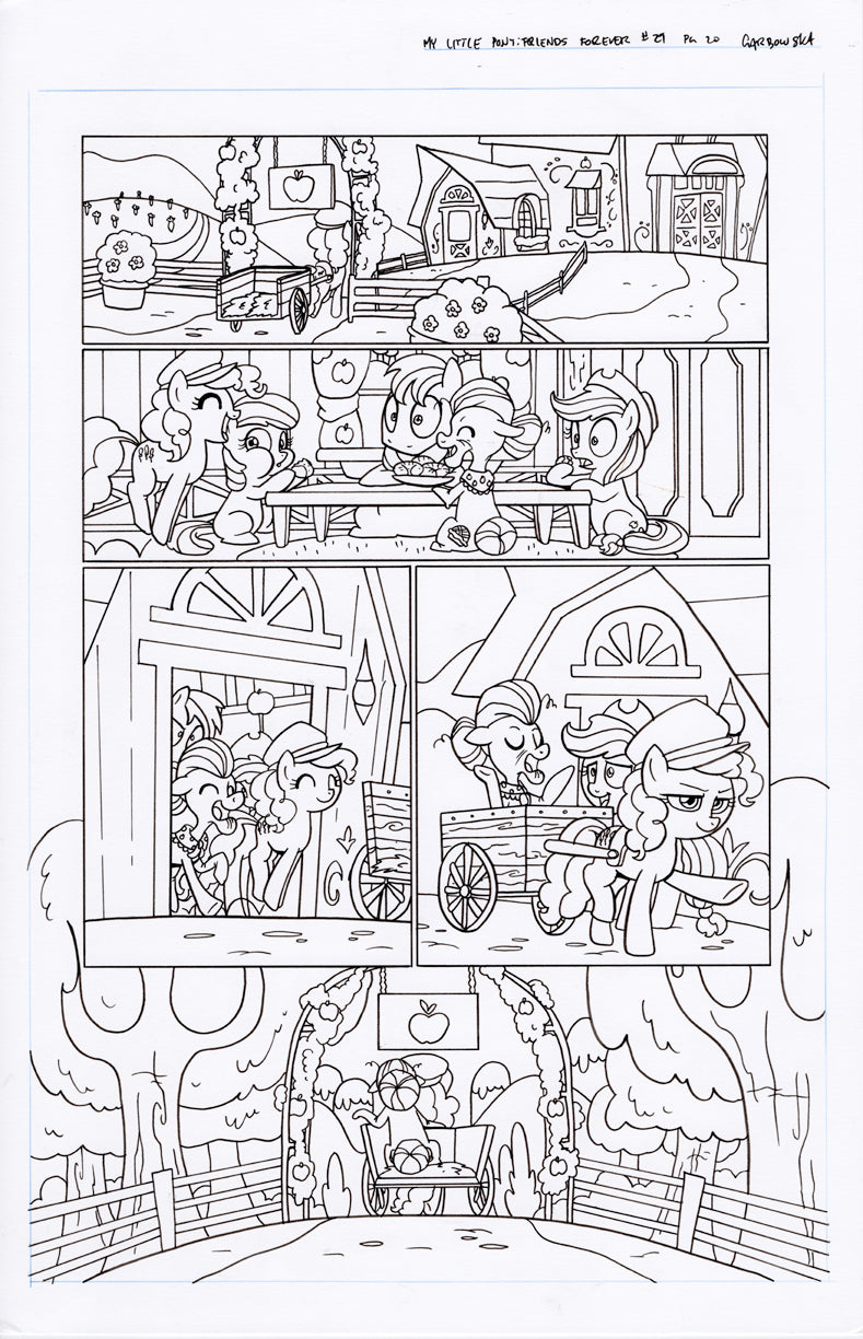 Original Art: MLP Friends Forever #27 Pg 20