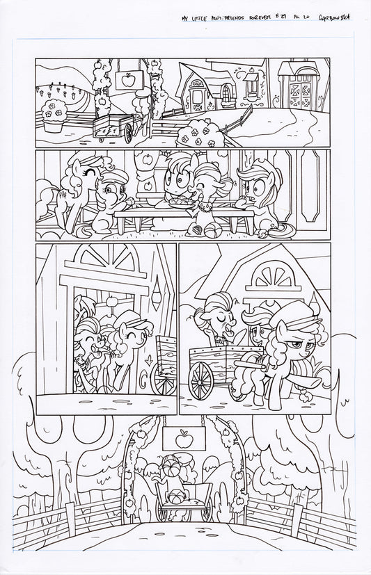 Original Art: MLP Friends Forever #27 Pg 20