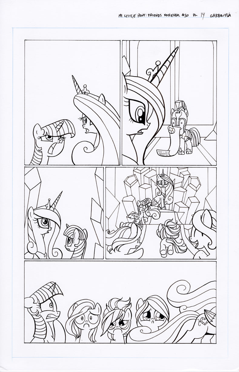 Original Art: MLP Friends Forever #30 Pg 14