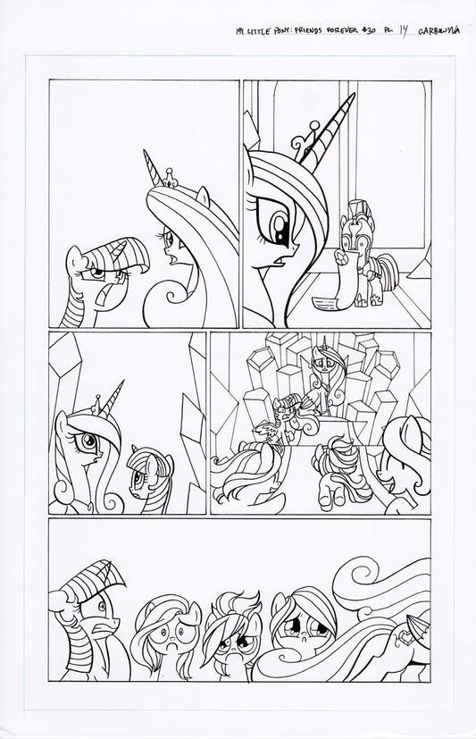 Original Art: MLP Friends Forever #30 Pg 14