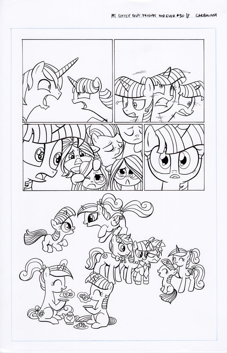Original Art: MLP Friends Forever #30 Pg 18