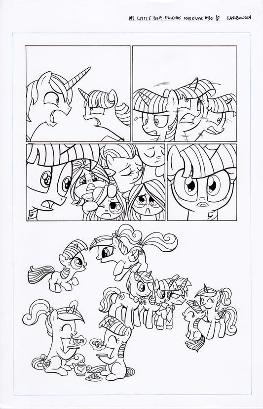 Original Art: MLP Friends Forever #30 Pg 18