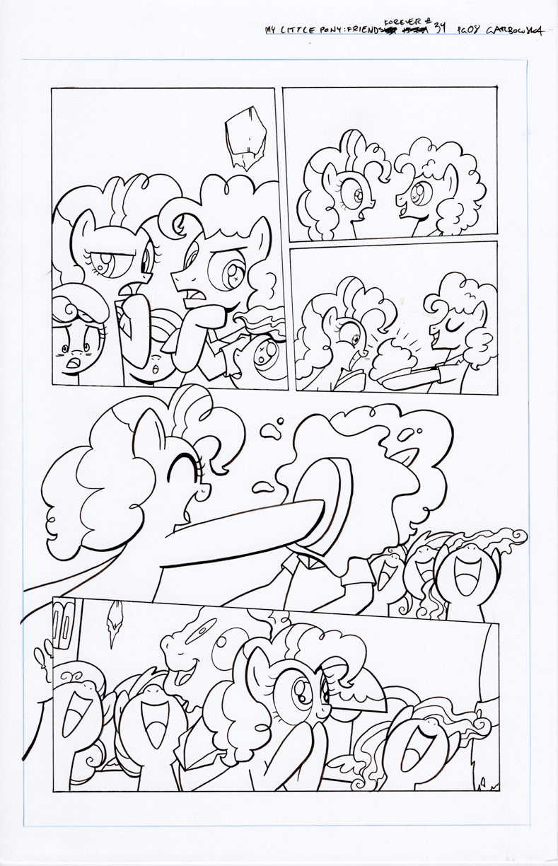 Original Art: MLP Friends Forever #34 Pg 8