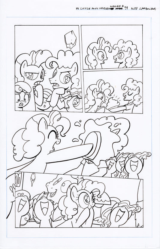 Original Art: MLP Friends Forever #34 Pg 8