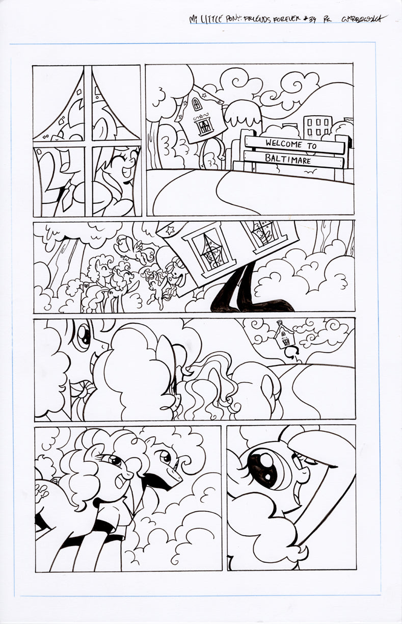 Original Art: MLP Friends Forever #34 Pg 20