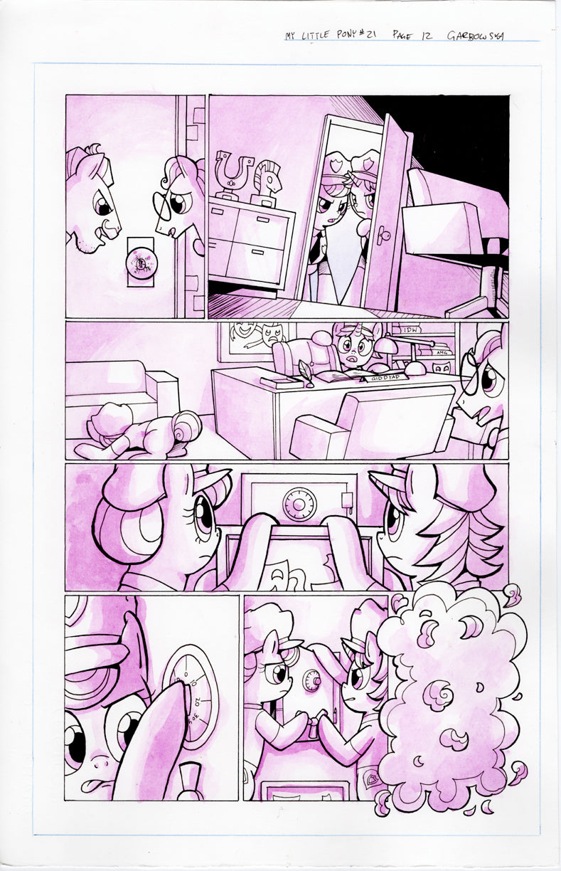 Original Art: My Little Pony #21 Pg 12