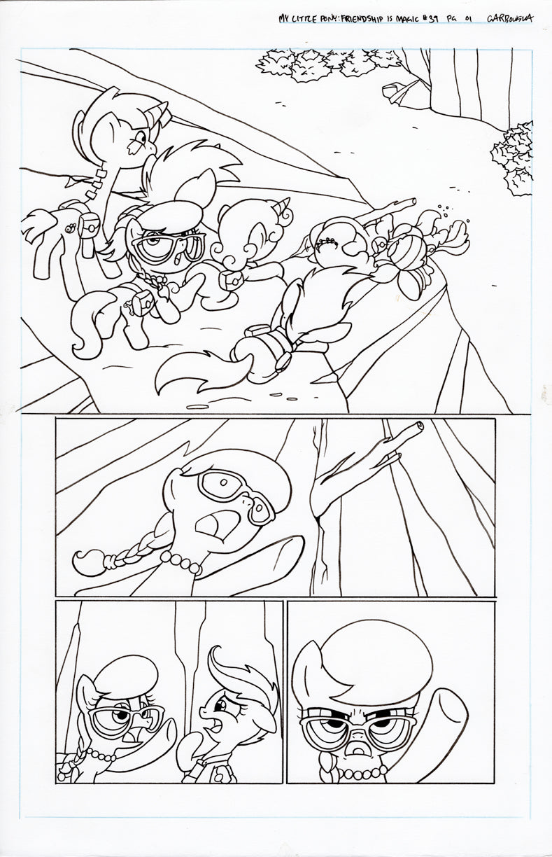 Original Art: MLP Friendship is Magic #39 Pg 01