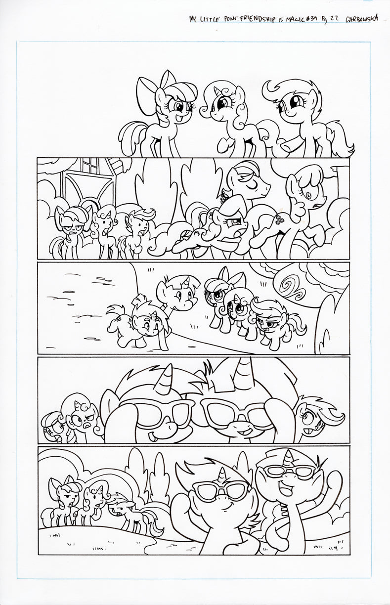 Original Art: MLP Friendship is Magic #39 Pg 22