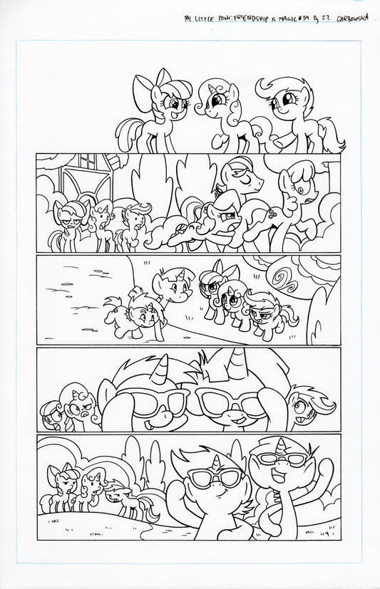 Original Art: MLP Friendship is Magic #39 Pg 22