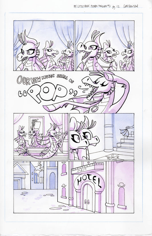 Original Art: MLP Fiendship is Magic #3 Pg 12